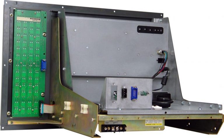 Model QES1514-055 14.1 In LCD replaces Matsushita (Panasonic) TX-1404AB, 14 In Color CRT Displays used in Fanuc 10 and 11 Series - Installed