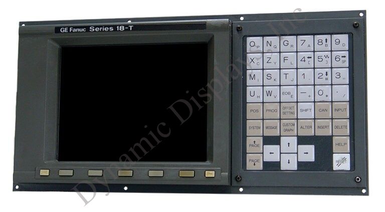 GE Fanuc A02B-0120-C131TAR Upgraded with Dynamic Displays Monitor.